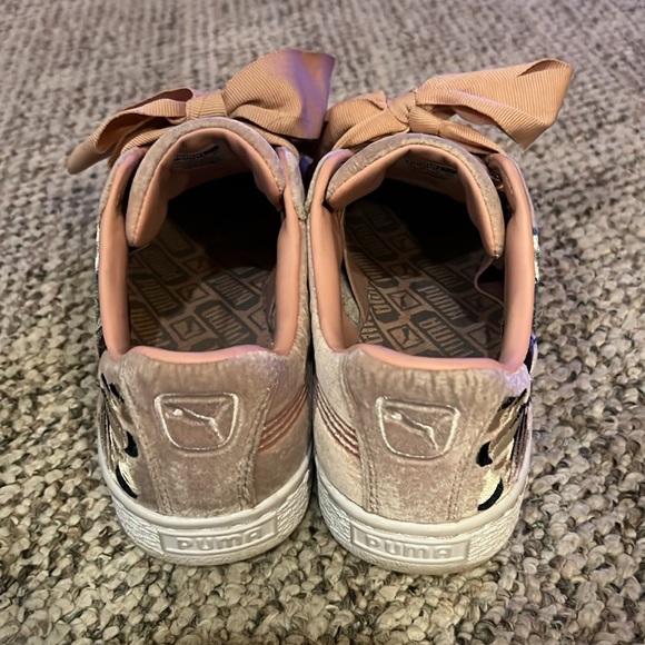 Pink Puma Embroidered ribbon Sneakers - Picture 3 of 6